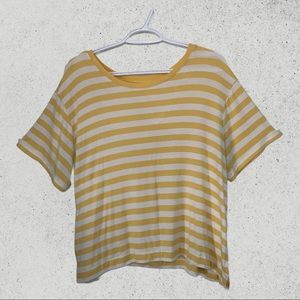 Yellow & White Striped George Shirt